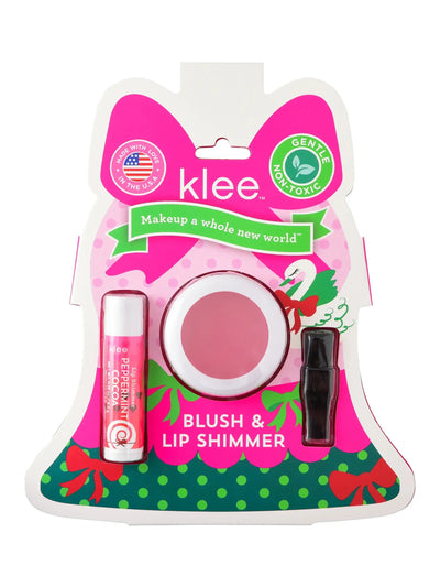 Holiday Mineral Blush and Lip Shimmer Set - Garland Pop