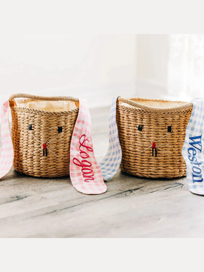 Gingham Bunnies Baskets