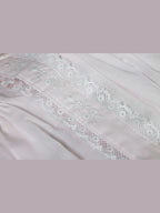 Heirloom Lace Hand Embroidered Gown Sac