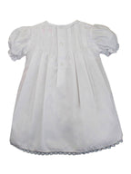 Hand Embroidered Slip Dress w/Lace