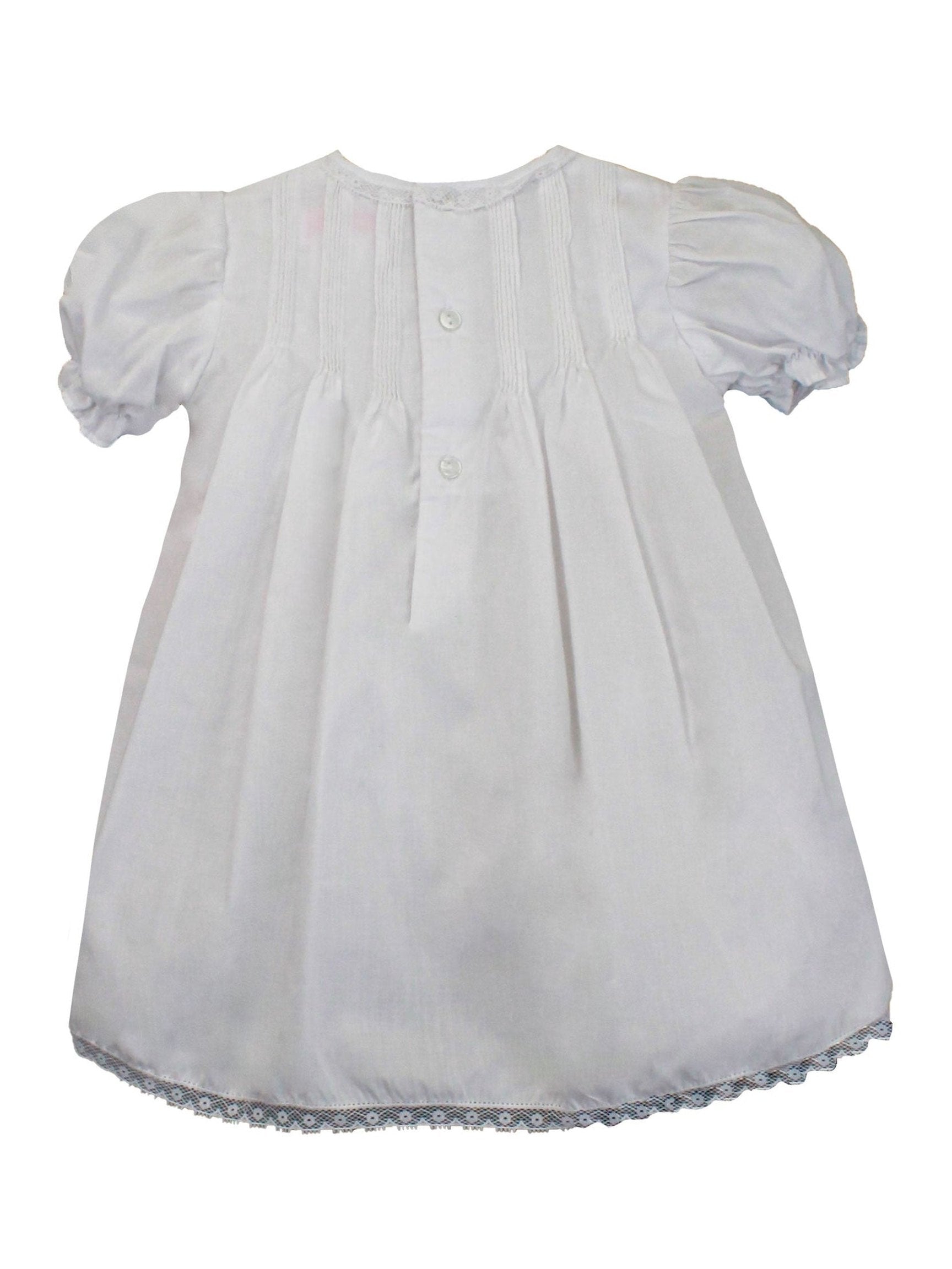 Hand Embroidered Slip Dress w/Lace