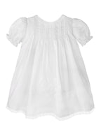 Hand Embroidered Slip Dress w/Lace