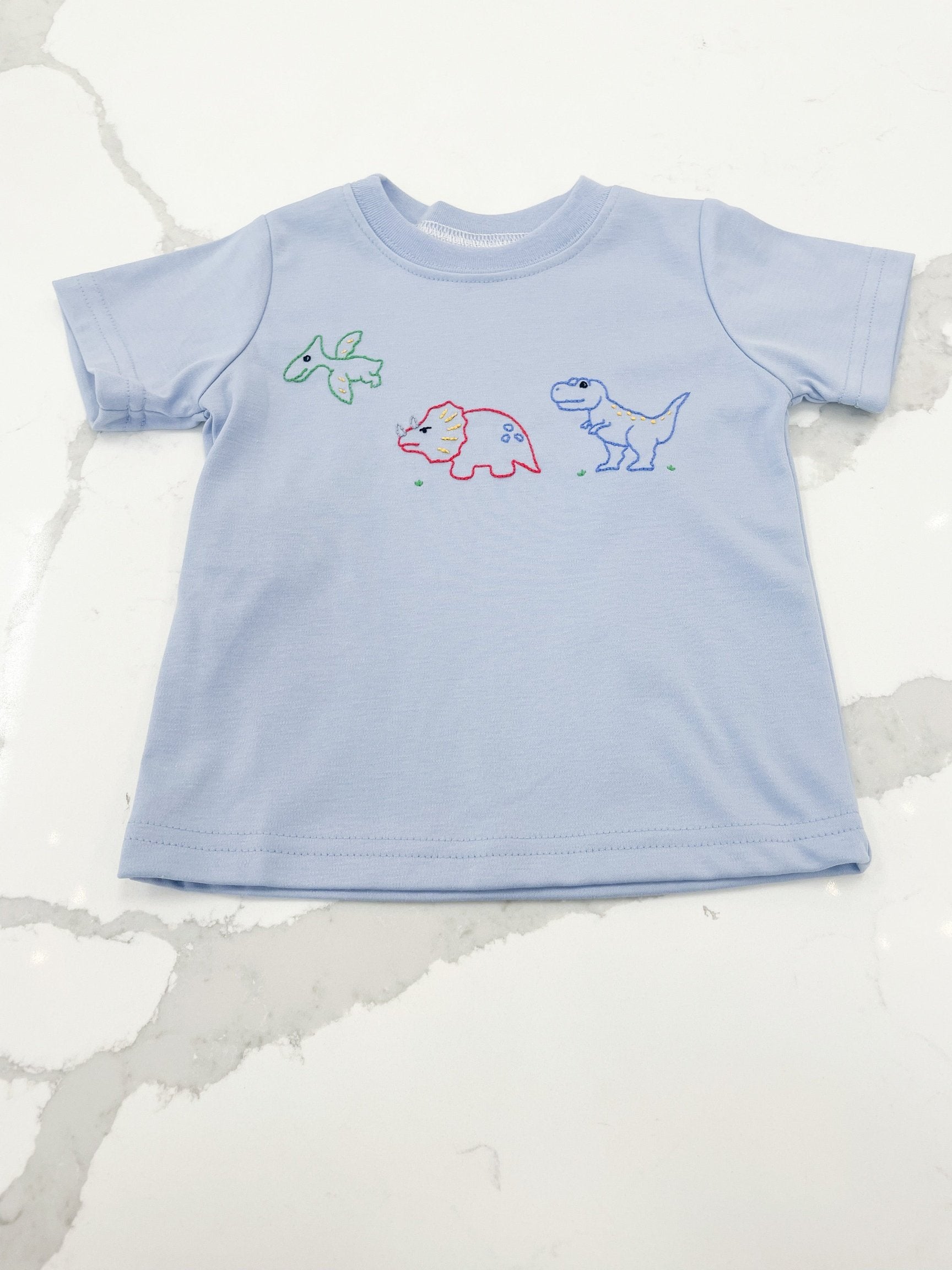 Houston Blue Shirt - Dinosaur