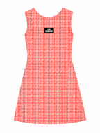 The Grace Gingham Dress Go Dawgs Woven Label