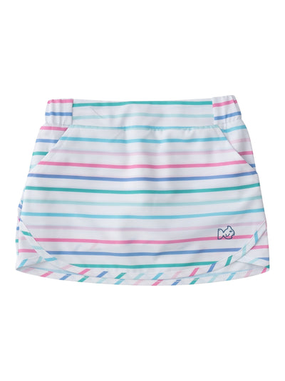 PRE-ORDER Carolina Catch Skort- Multi Color Stripe