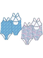 PRE-ORDER Spring Tides Bow Back One Piece Swimsuit