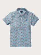 PRE-ORDER Boys' Pro Performance Short Sleeve Polo - Rainbow Trout