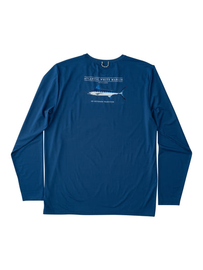 PRE-ORDER Mens Long Sleeve Performance Shirt- Set Sail