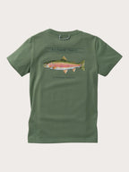 PRE-ORDER Kid's Short Sleeve Cotton T-Shirt - Rainbow Trout