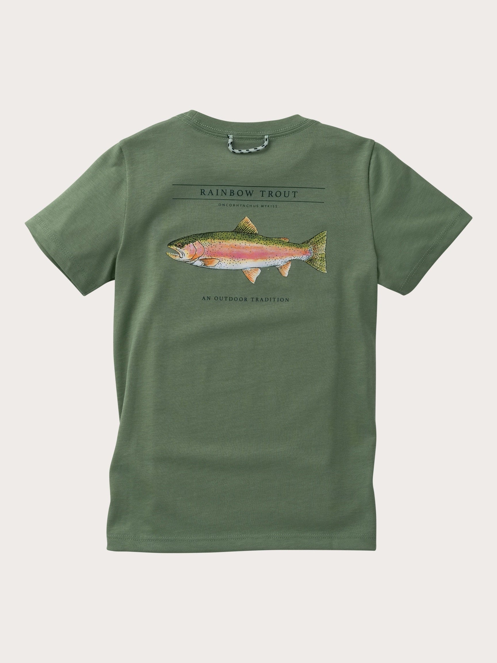 PRE-ORDER Kid's Short Sleeve Cotton T-Shirt - Rainbow Trout