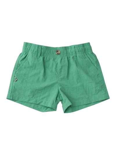 PRE-ORDER Boys Outrigger Performance Shorts- Green Spruce