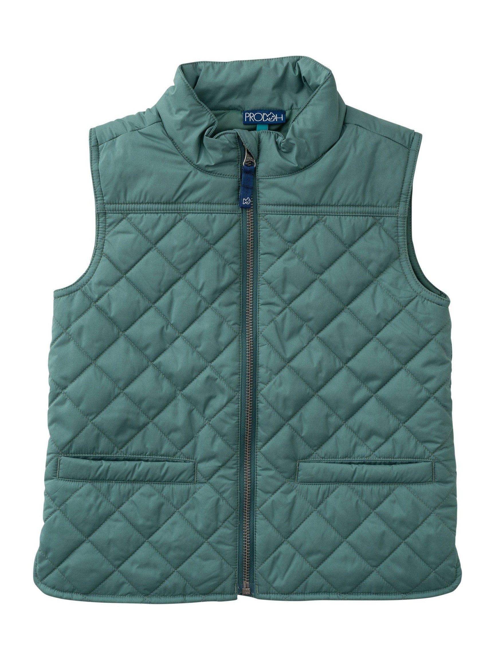 PRE-ORDER Kids PRO Quilted Vest - Smoke Pine