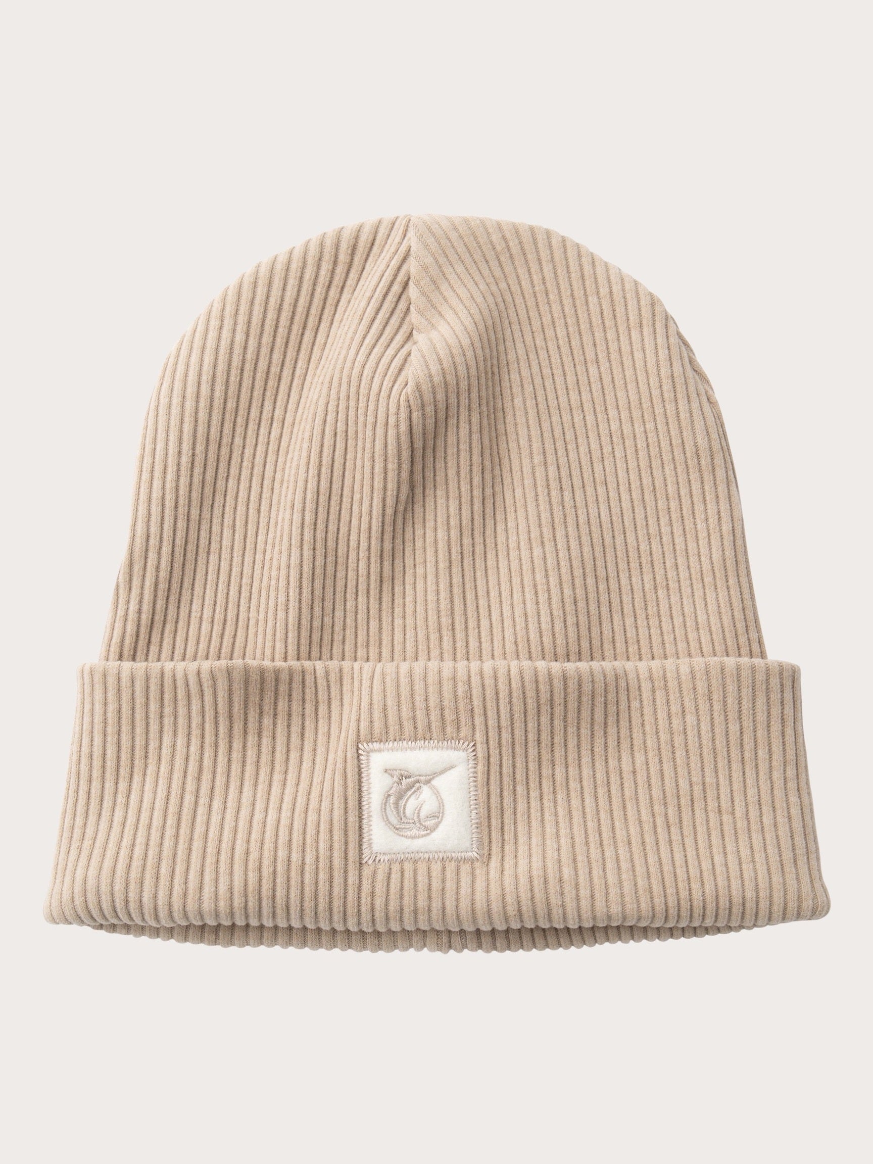 PRE-ORDER Kids Heather Knit Patch Beanie
