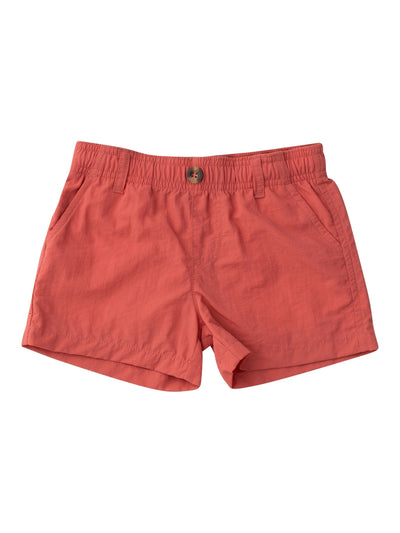 PRE-ORDER Boys Outrigger Performance Shorts- Spiced Coral