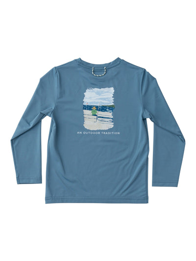 PRE-ORDER Pro Performance Fishing T-Shirt- Provincial Blue