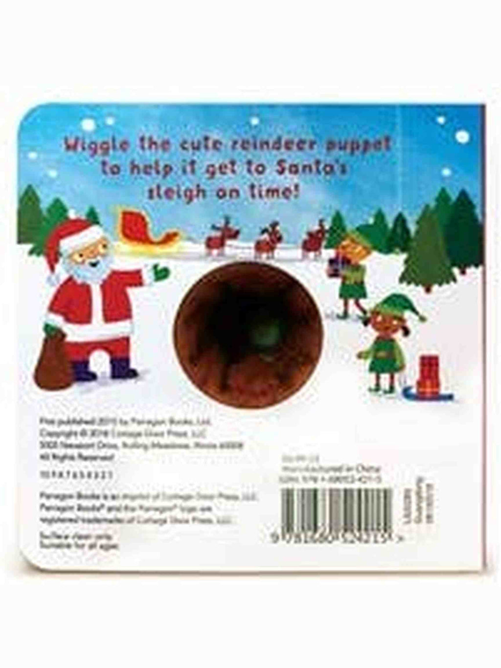Jingle, Jingle, Little Reindeer Finger Puppet Book