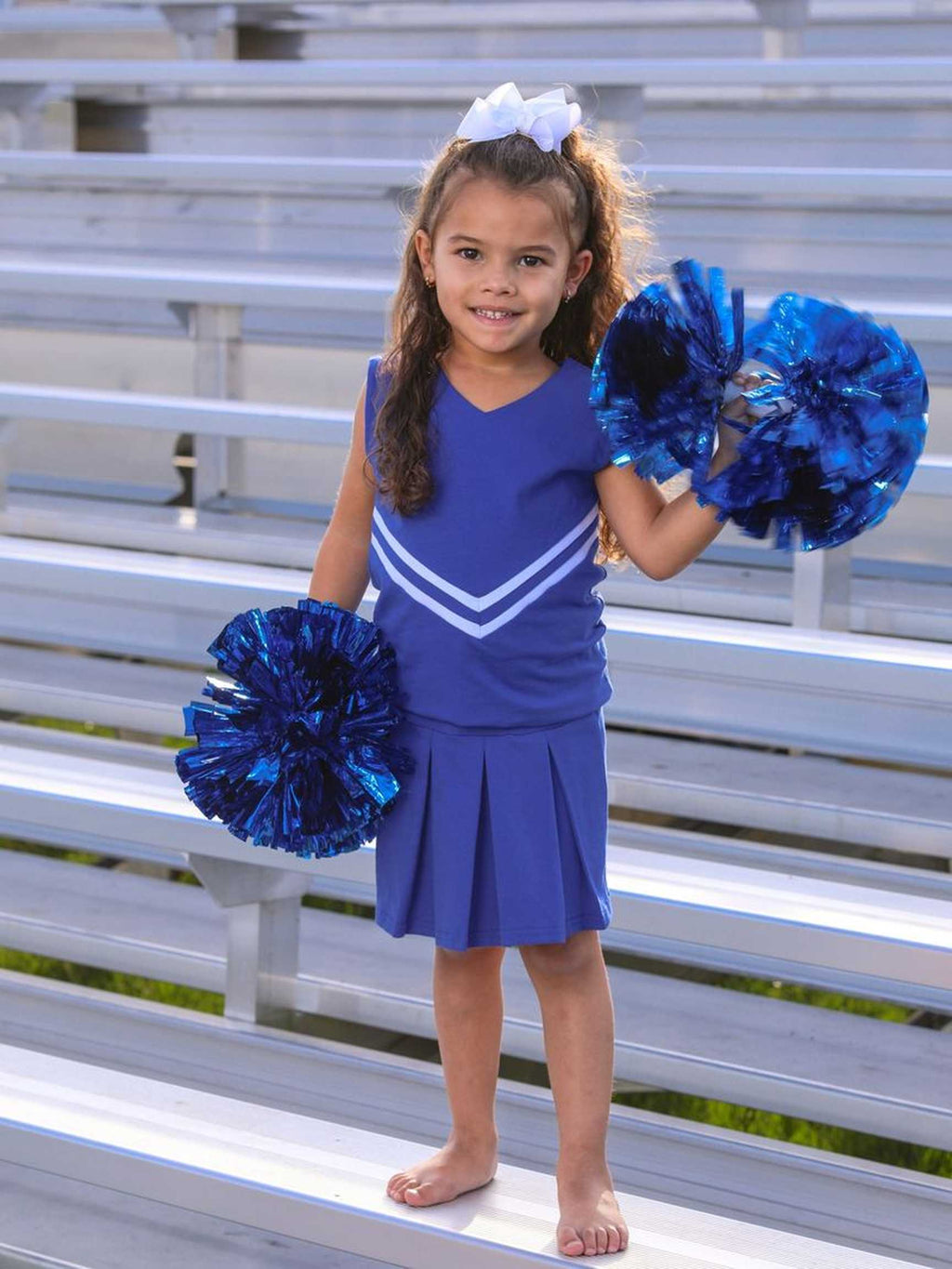 Royal Blue Cheer Uniform Set