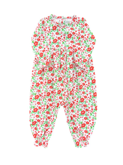 PRE-ORDER Isla Knit Long Bubble- Pink & Red Floral