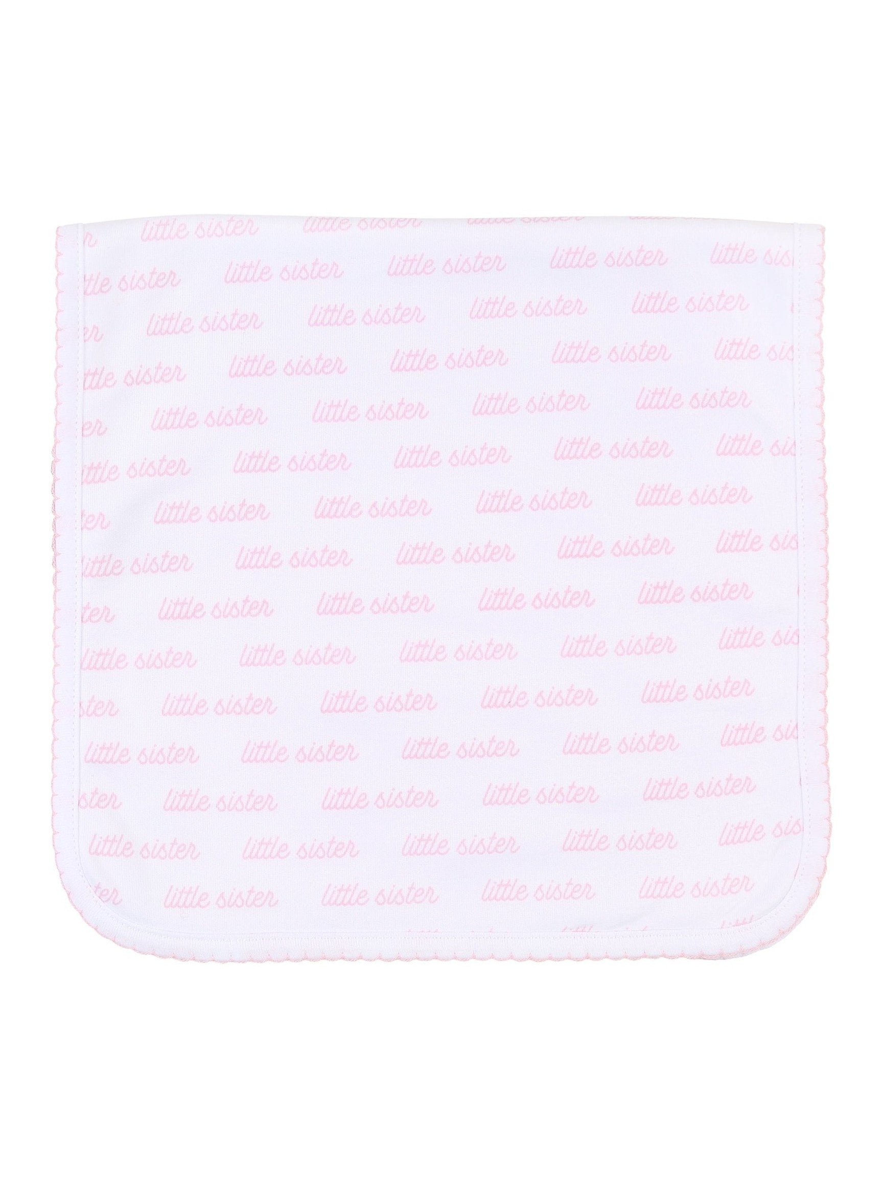 Little Sister Print Burp Cloth