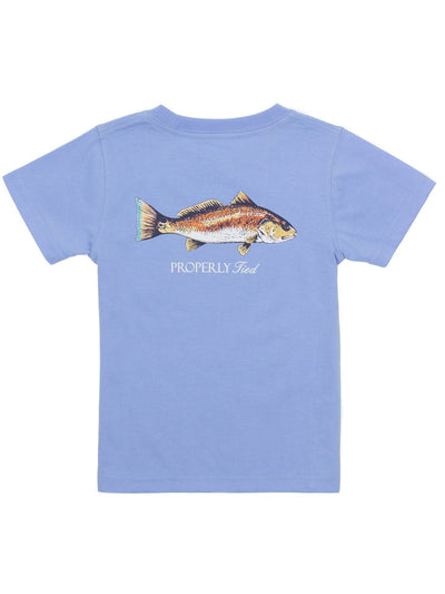 LD Redfish S/S T-Shirt - Light Blue