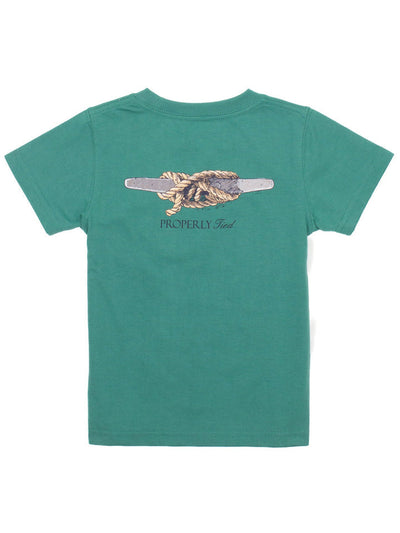 LD Tied Off S/S T-Shirt - Teal