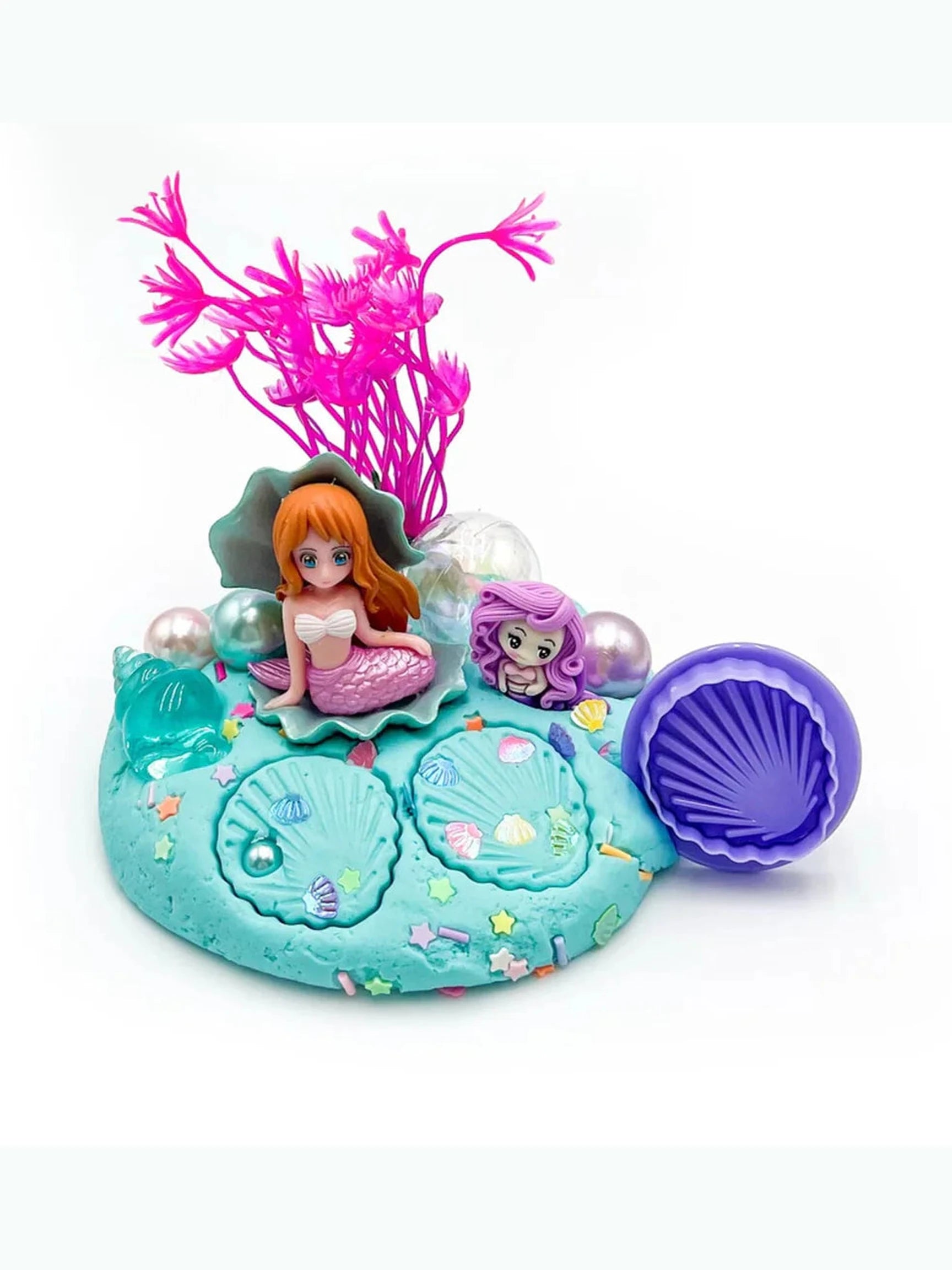 Mermaid Grab & Go Dough Jar