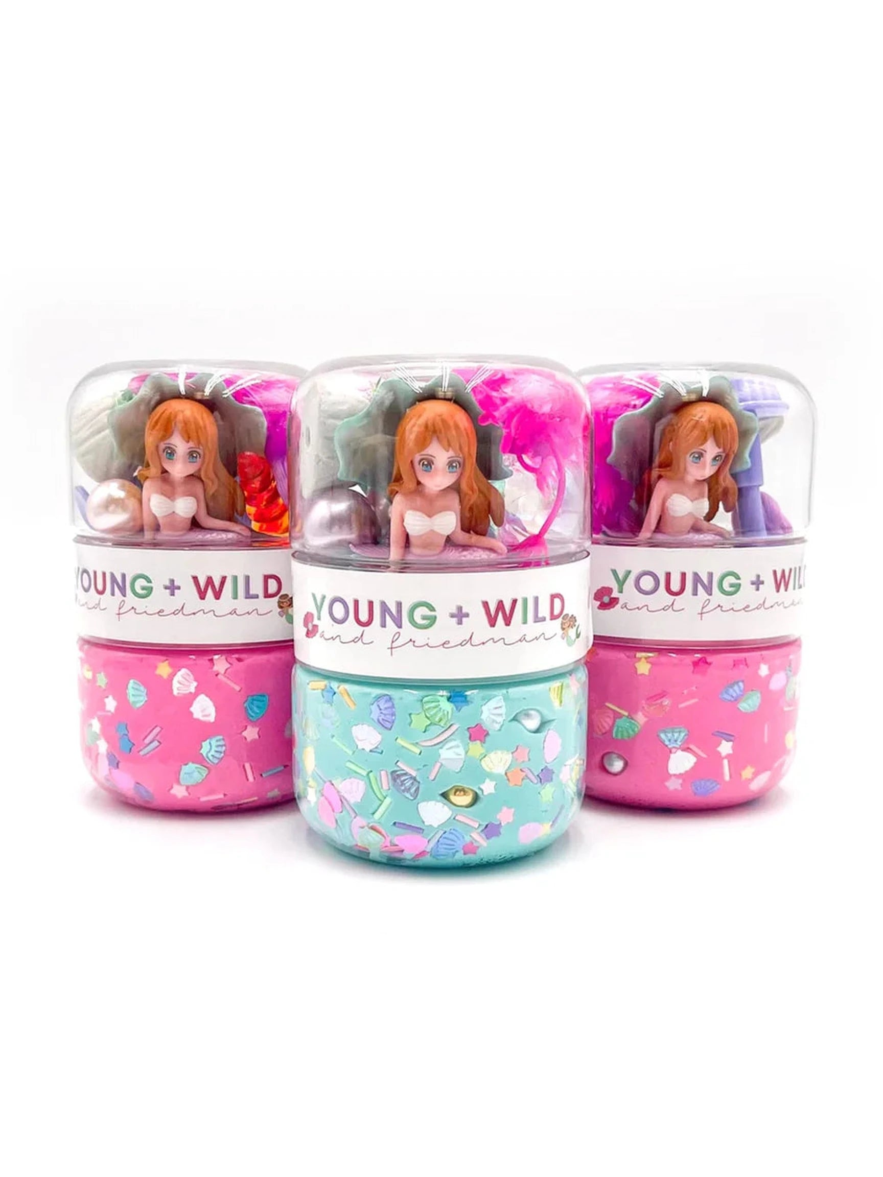 Mermaid Grab & Go Dough Jar