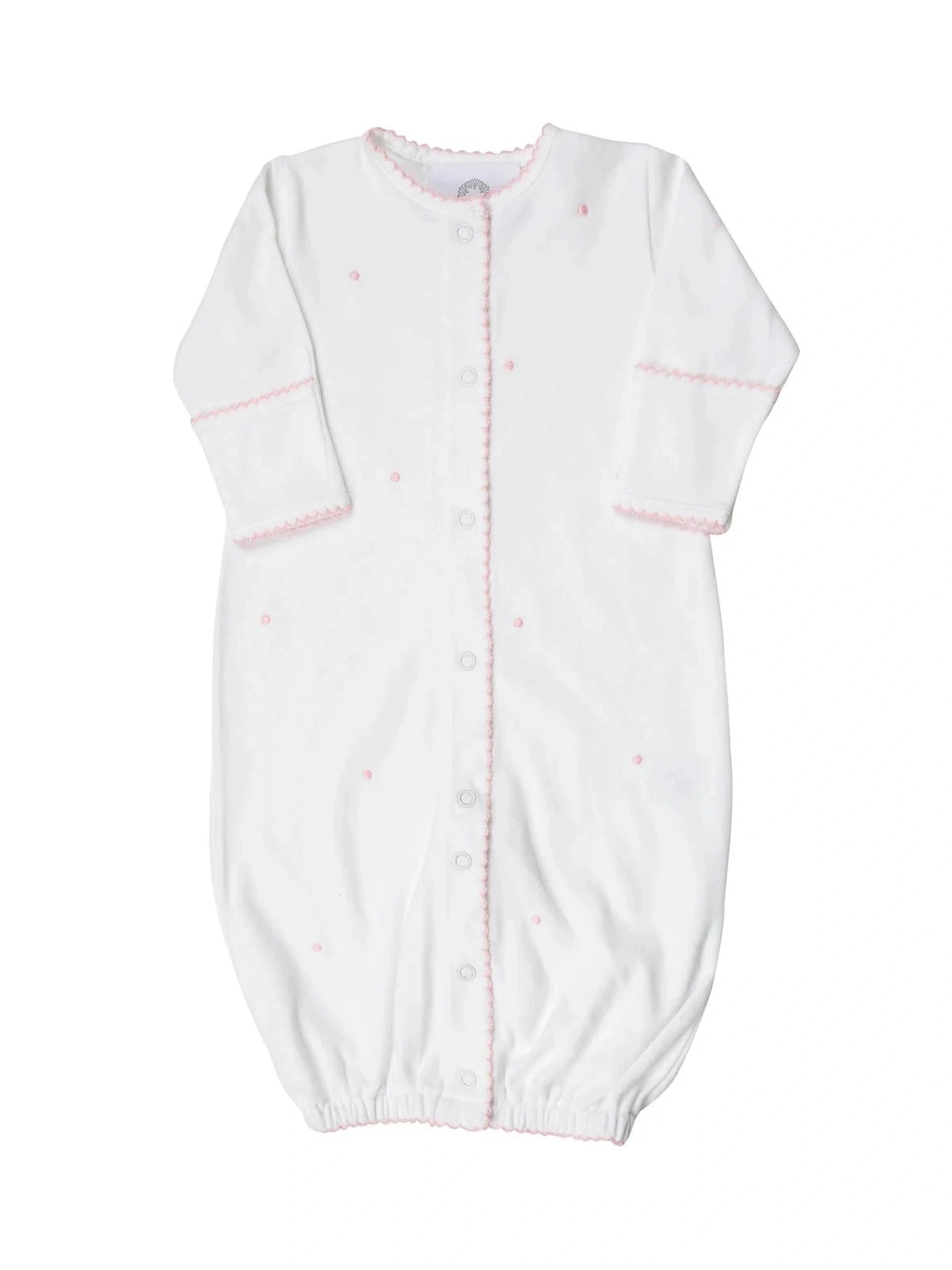 Scalloped Dot Converter Gown