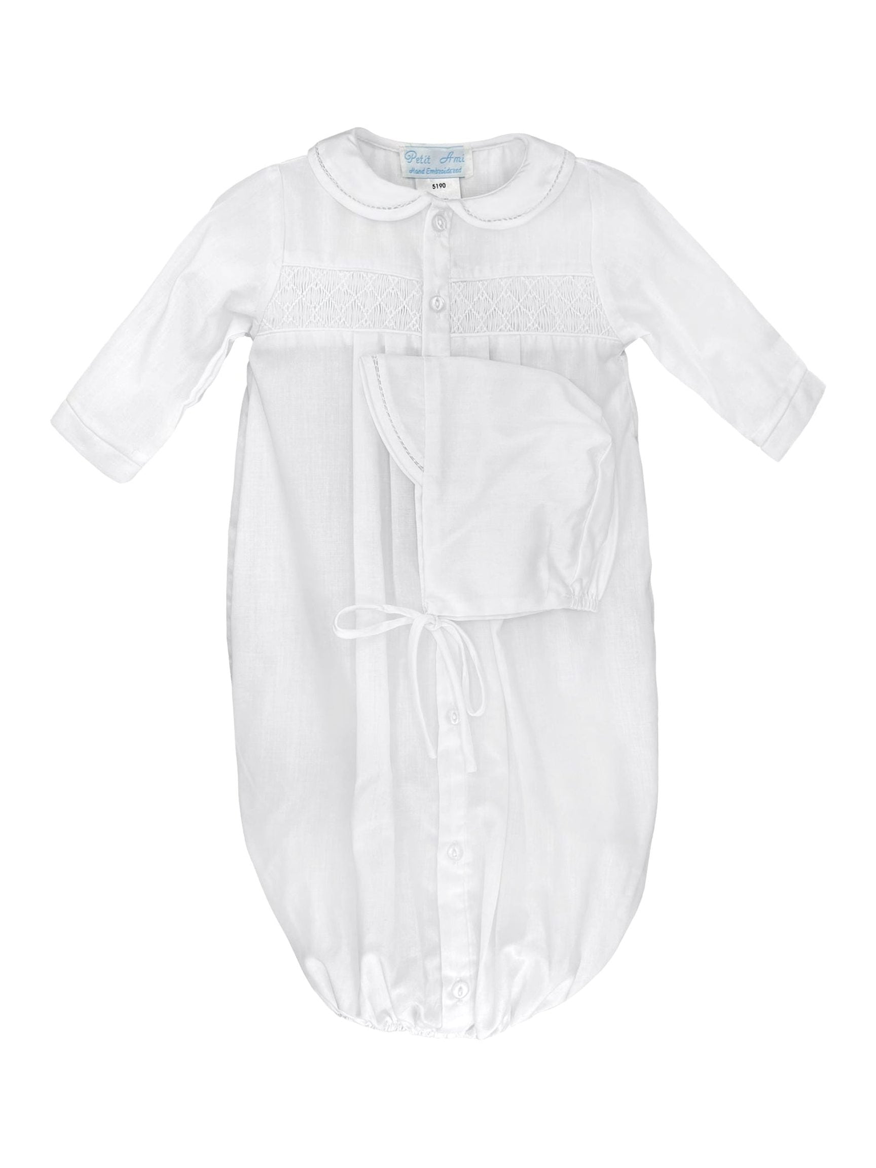 Smocked Boy Gown Set