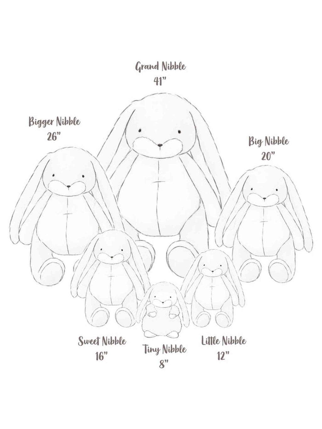 Sweet 16" Floppy Nibble Bunny