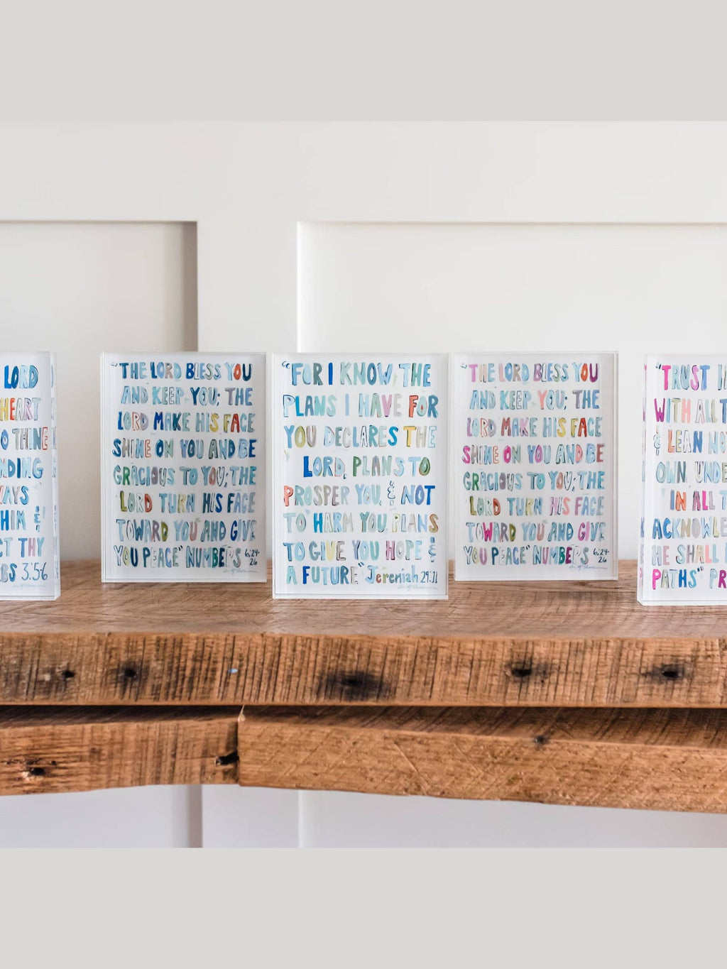 "Numbers 6: 24-26" acrylic shelfie