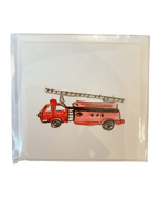 Firetruck Enclosure Card