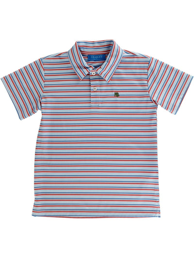 PRE-ORDER Boys Performance Polo- Parrot