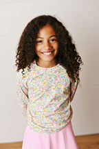 Boho Floral Long Sleeve Top