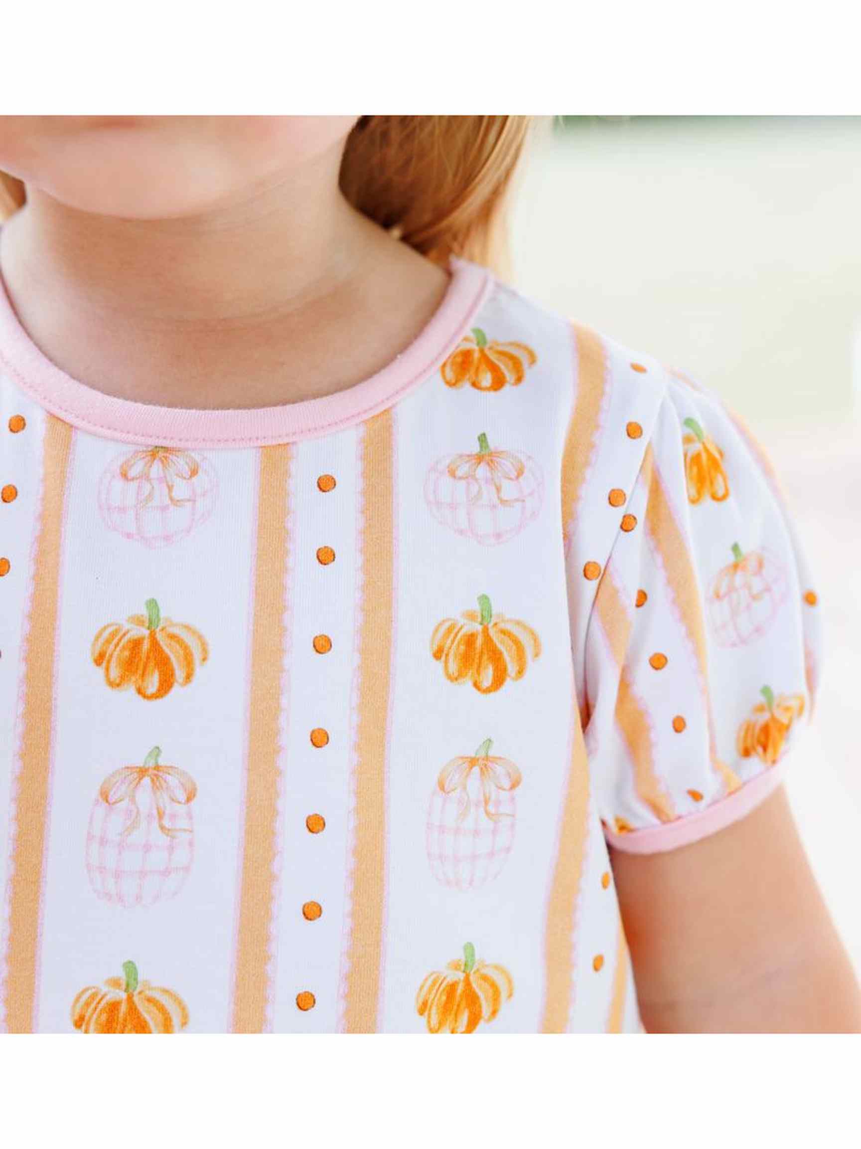 Pumpkin Patch Scalloped Bloomer Set