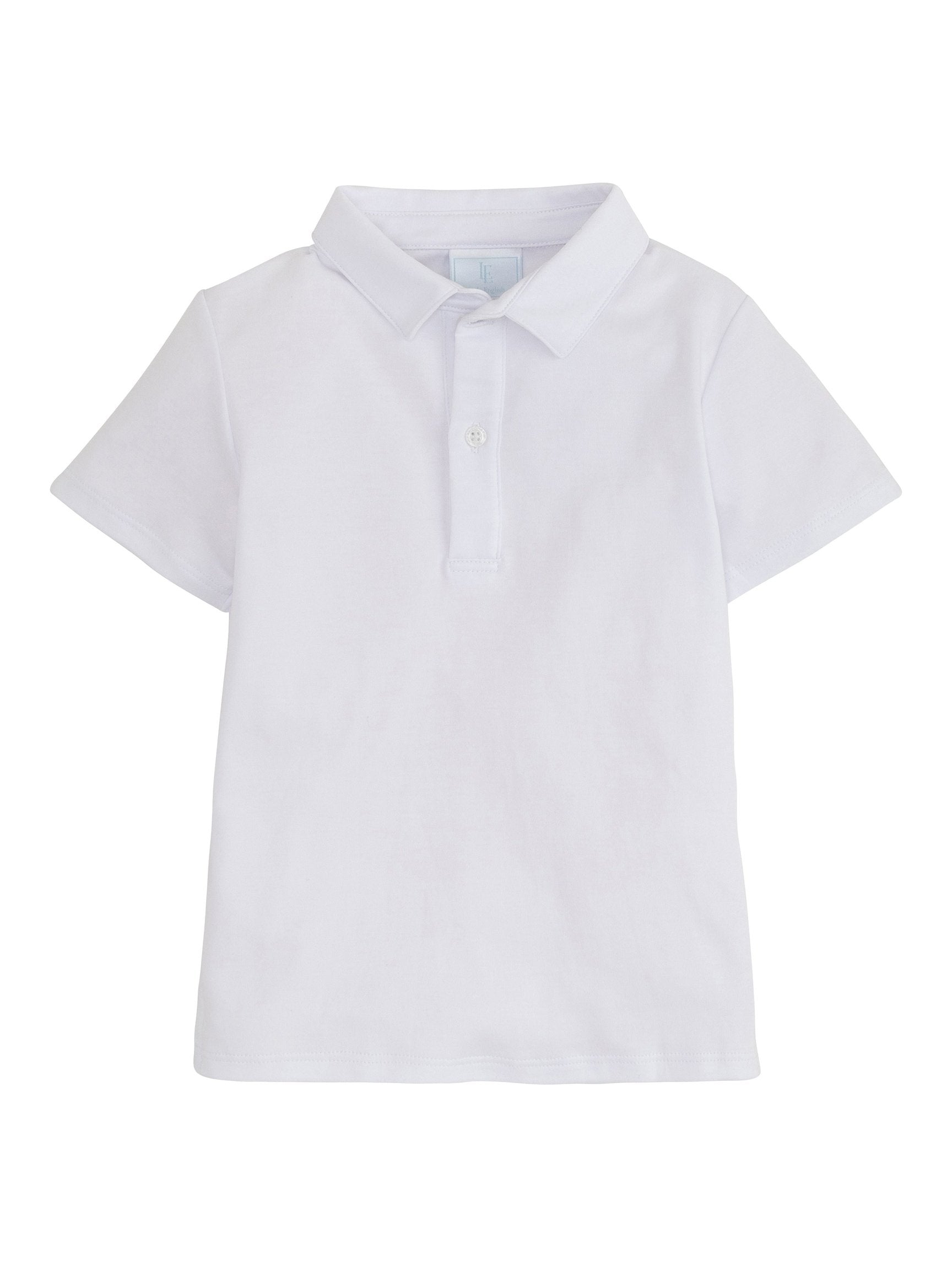 Short Sleeve Polo - White