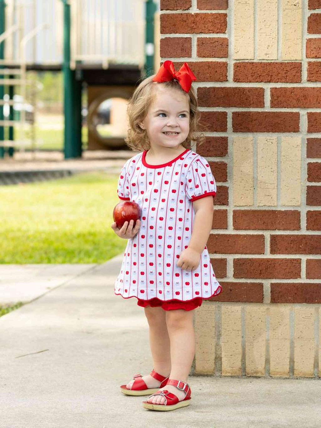 Apple Print Bloomer Set