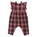 Baby Girls Jennifer Jumper - Burgundy Tartan