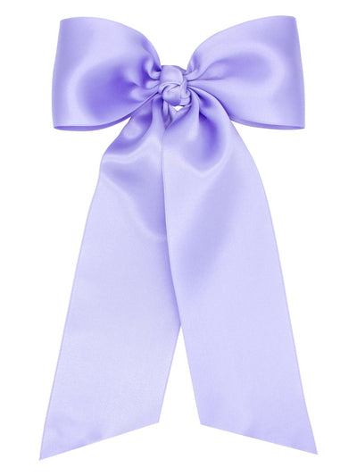 Satin Bowtie with Knot Streamer Tails