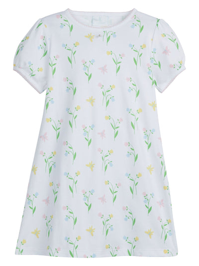 Printed T-Shirt Dress - Butterfly Garden