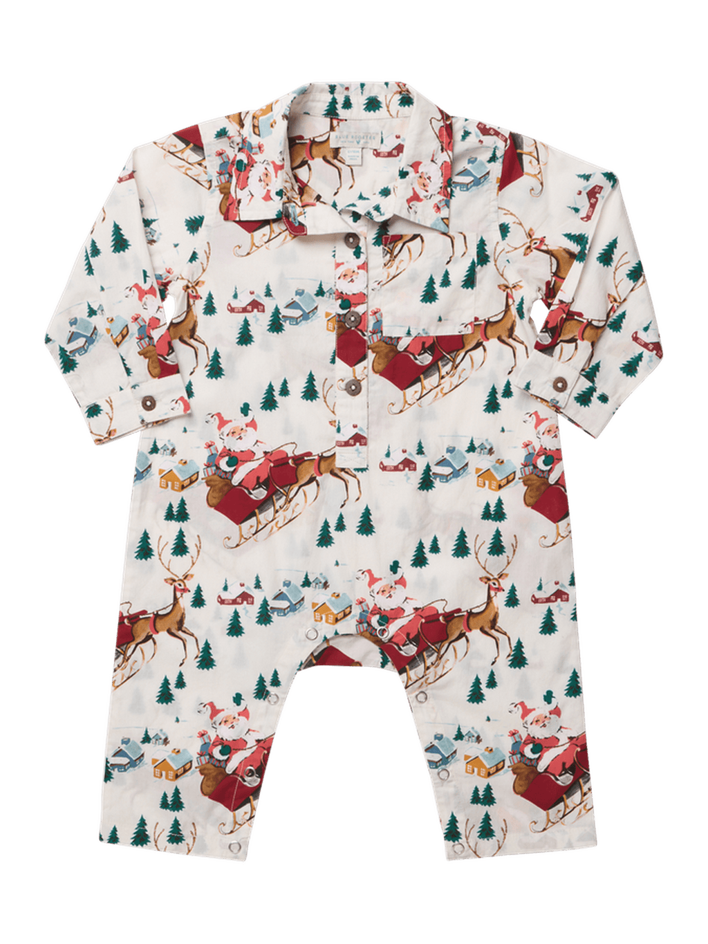Baby Boys Easton Jumper - Santa Sleigh