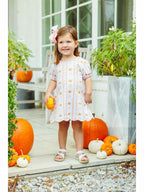 Pumpkin Patch Scalloped Dress