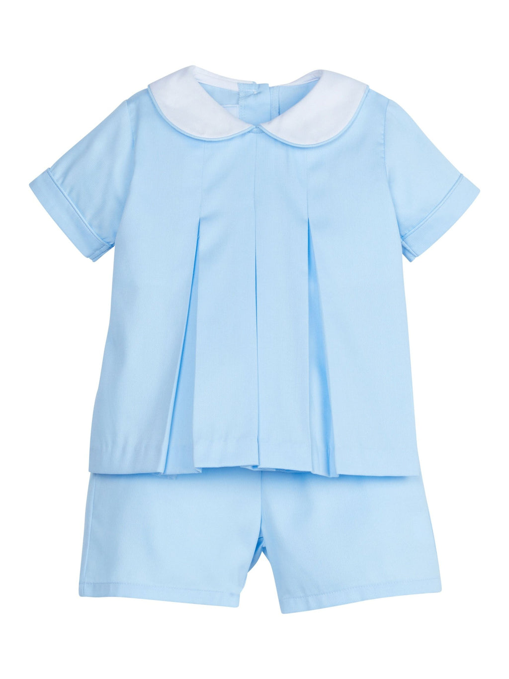 Nicholas Short Set - Light Blue Pique