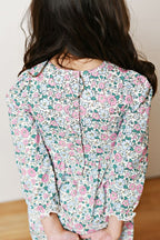 Blue Floral Romper