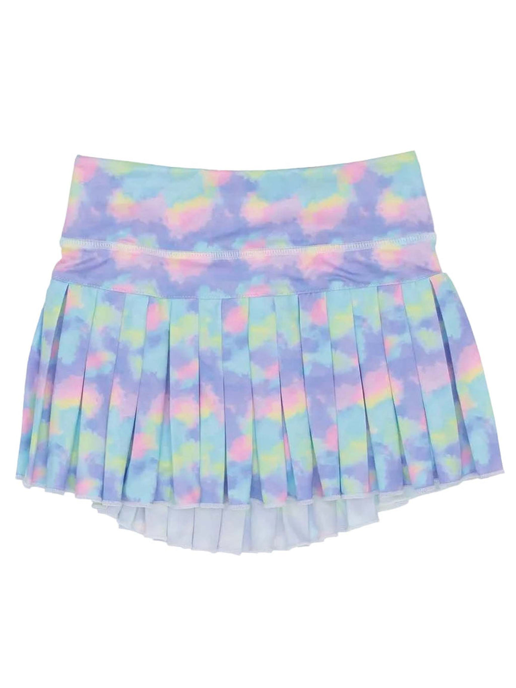 Electric Clouds Mini Pleated Skort
