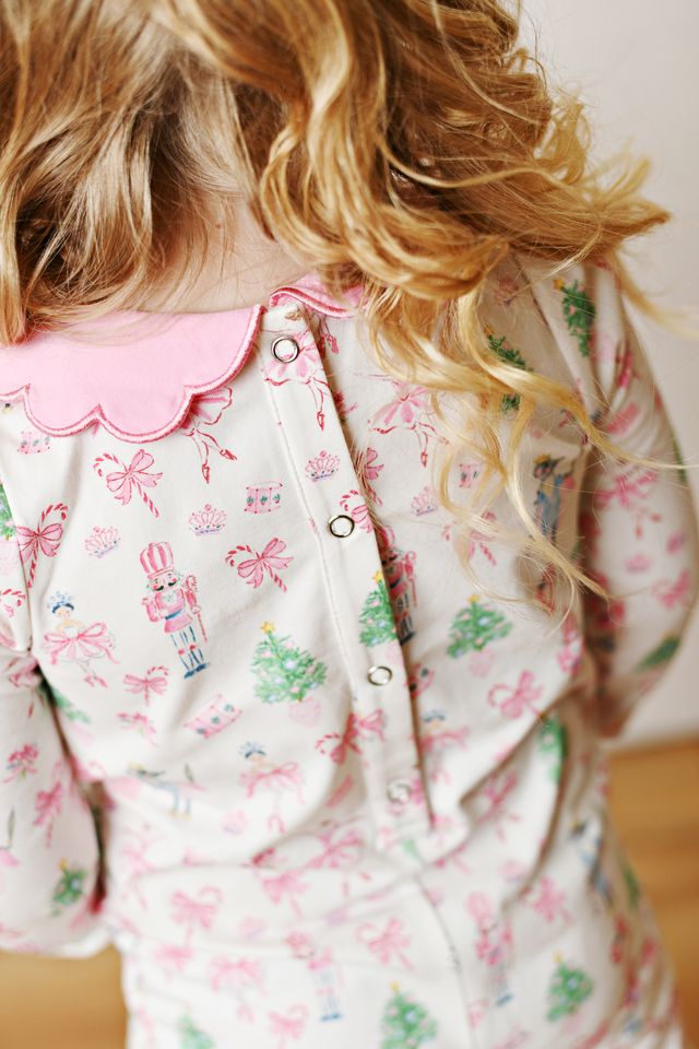 Nutcracker Scallop Proper Romper