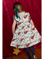 PRE-ORDER Jennifer Dress - Santa Sleigh