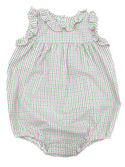 Rosie Bubble - Green & Pink Check