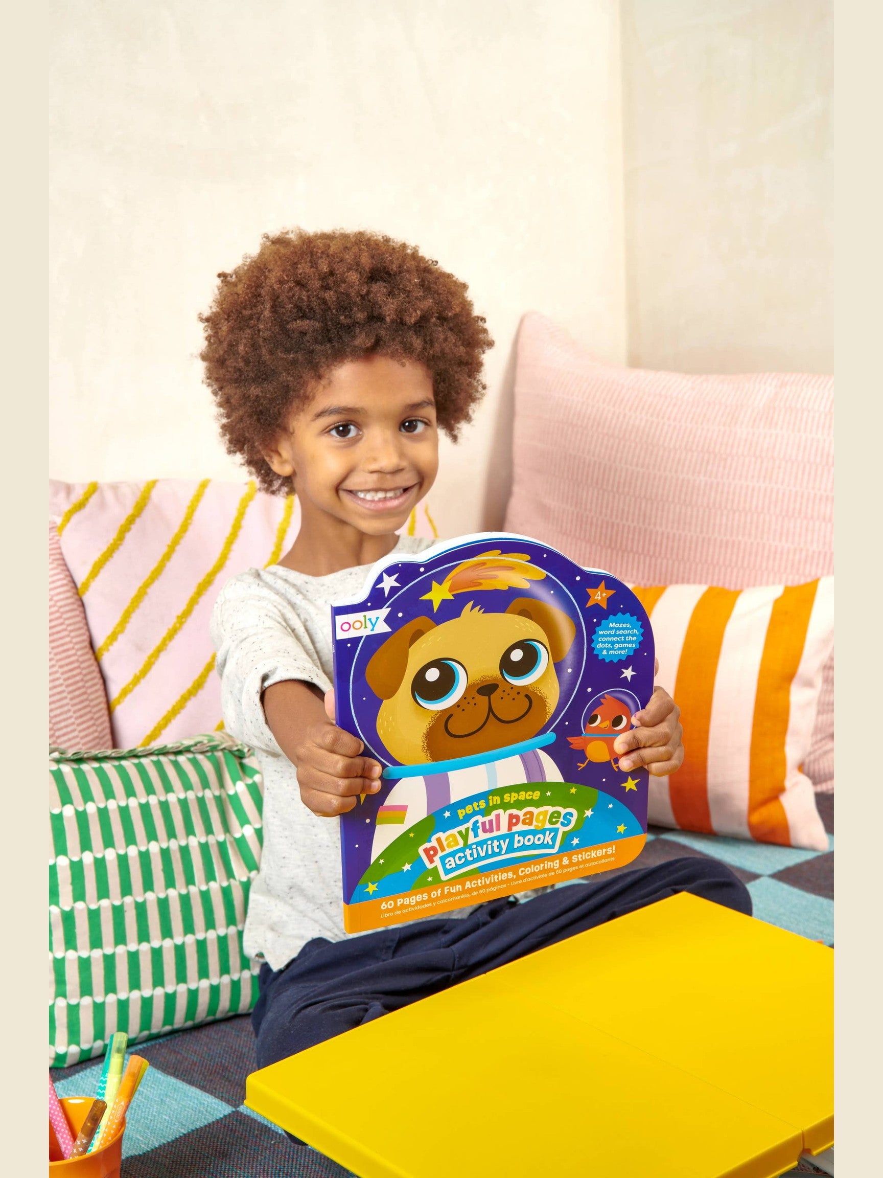 Playful Pages: Activity Book - Pets in Space