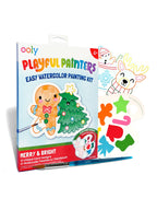 Playful Painters Easy Watercolor Painting Kit - Merry & Bright